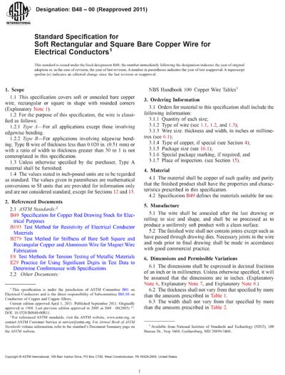 Standards PDF Cover Page