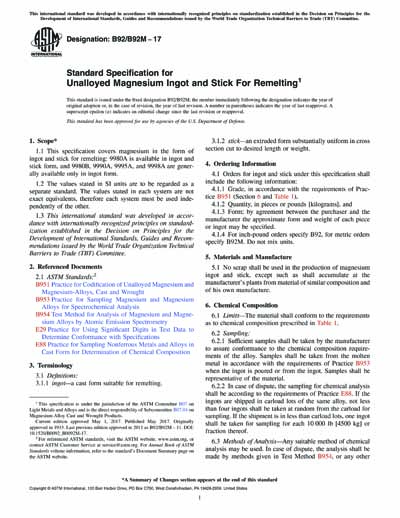 Standards PDF Cover Page