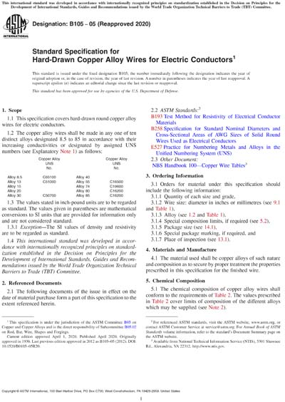 Standards PDF Cover Page