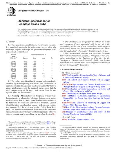 Standards PDF Cover Page