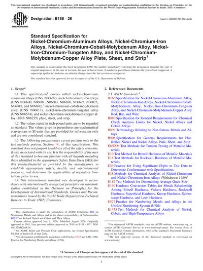 Standards PDF Cover Page