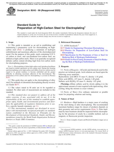 Standards PDF Cover Page