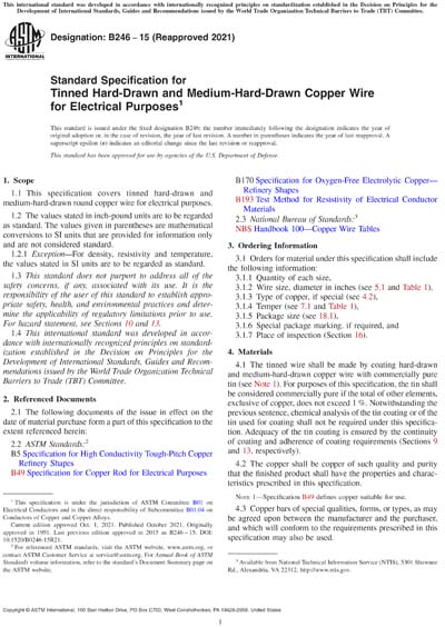 Standards PDF Cover Page
