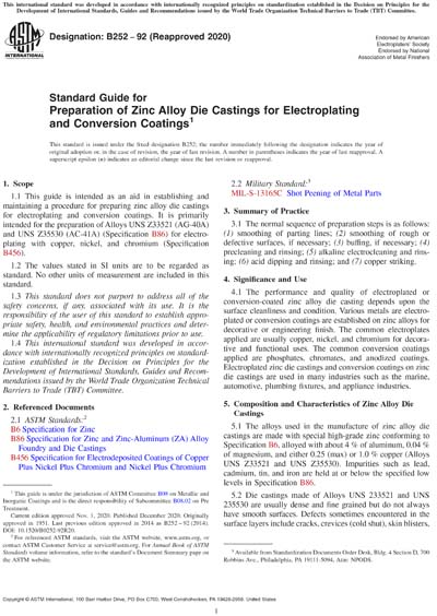 Standards PDF Cover Page