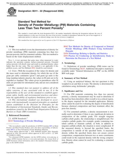 Standards PDF Cover Page