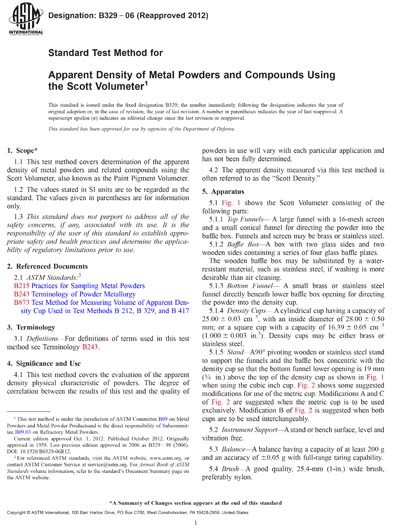 Standards PDF Cover Page