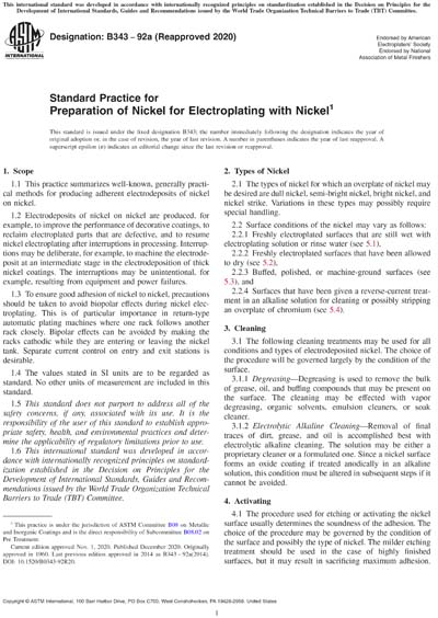 Standards PDF Cover Page