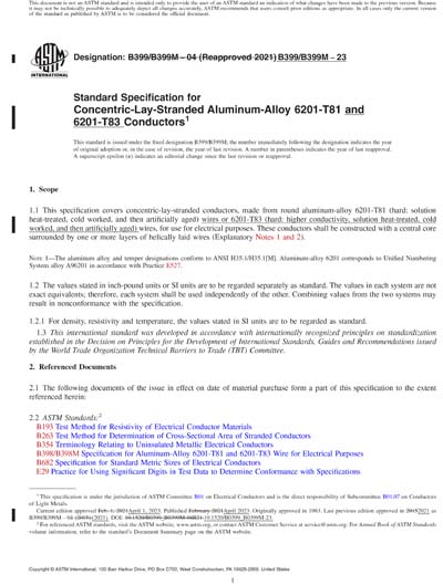 Standards PDF Cover Page