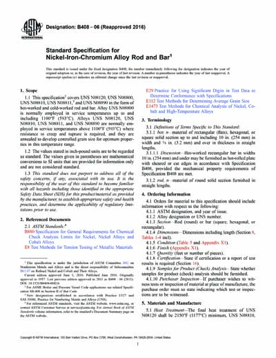 Standards PDF Cover Page