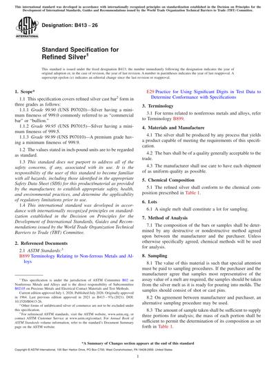 Standards PDF Cover Page