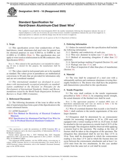 Standards PDF Cover Page
