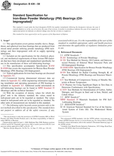 Standards PDF Cover Page