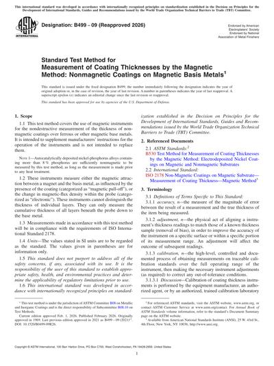 Standards PDF Cover Page
