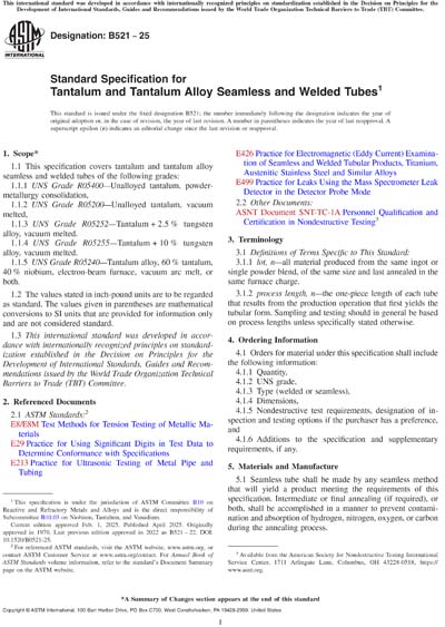 Standards PDF Cover Page