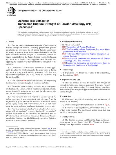 Standards PDF Cover Page