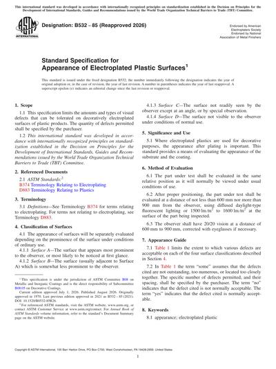 Standards PDF Cover Page