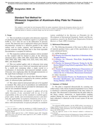 Standards PDF Cover Page