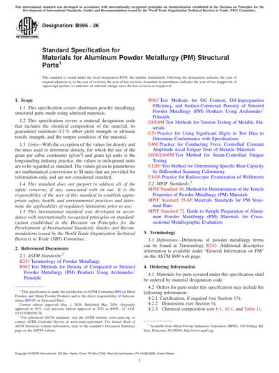 Standards PDF Cover Page