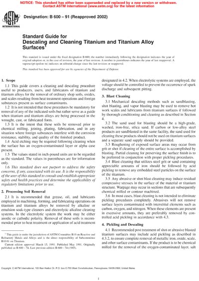 Standards PDF Cover Page