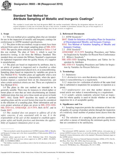 Standards PDF Cover Page