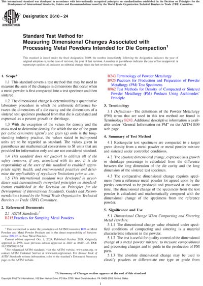 Standards PDF Cover Page