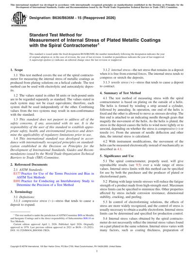 Standards PDF Cover Page