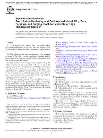 Standards PDF Cover Page