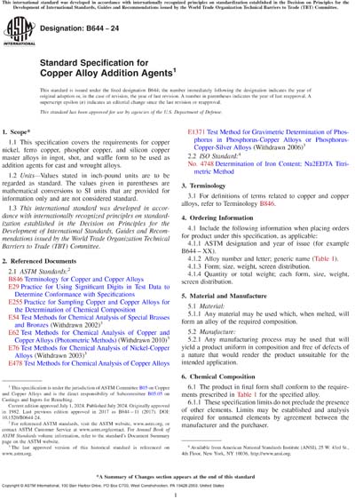 Standards PDF Cover Page
