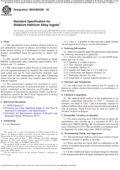 Standards PDF Cover Page