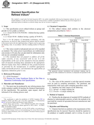 Standards PDF Cover Page