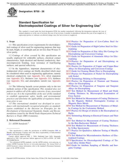 Standards PDF Cover Page