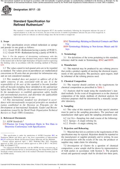 Standards PDF Cover Page