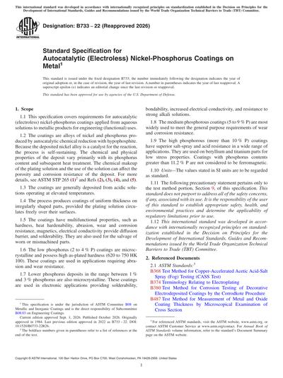 Standards PDF Cover Page