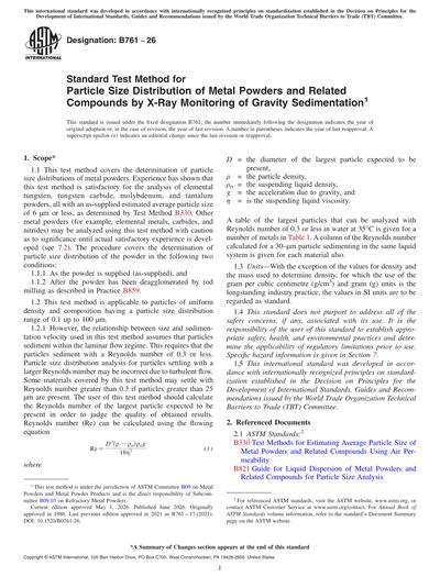 Standards PDF Cover Page