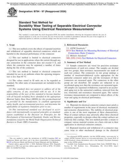 Standards PDF Cover Page