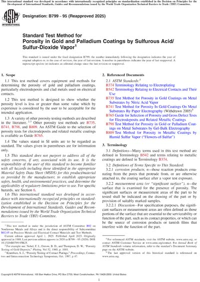 Standards PDF Cover Page