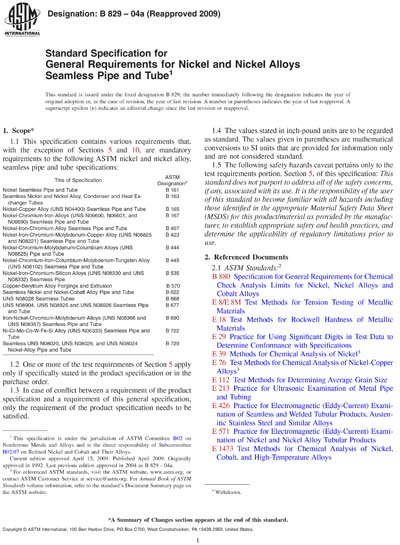 Standards PDF Cover Page