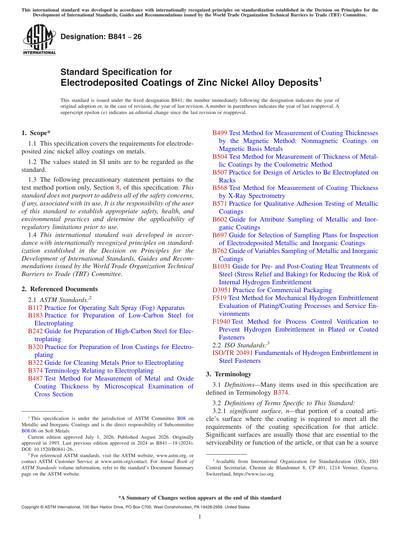 Standards PDF Cover Page