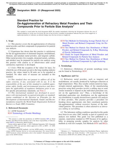 Standards PDF Cover Page