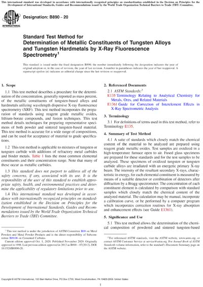 Standards PDF Cover Page