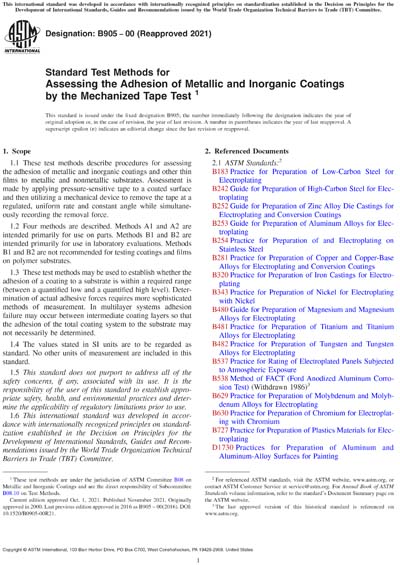 Standards PDF Cover Page