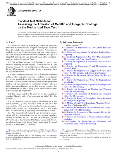 Standards PDF Cover Page