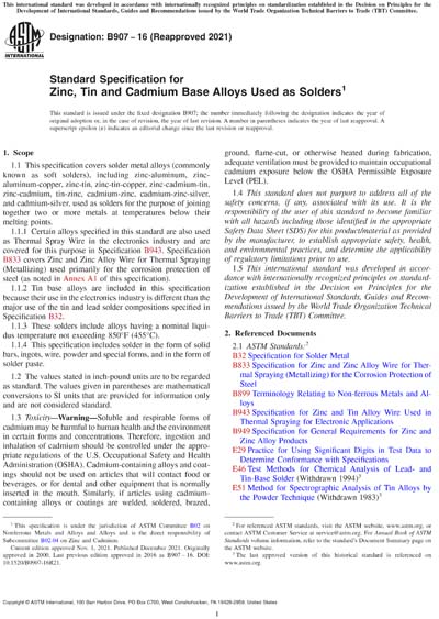 Standards PDF Cover Page