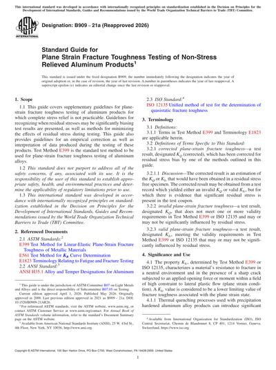 Standards PDF Cover Page