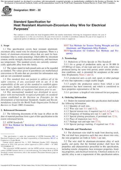 Standards PDF Cover Page