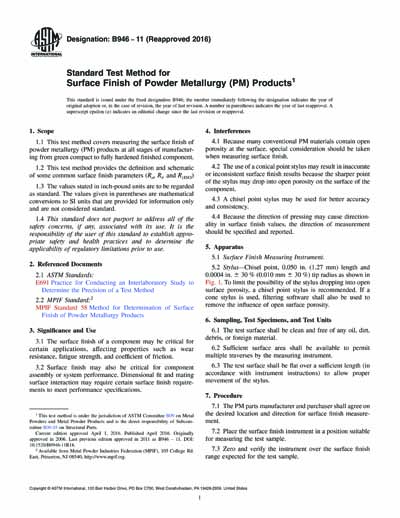 Standards PDF Cover Page
