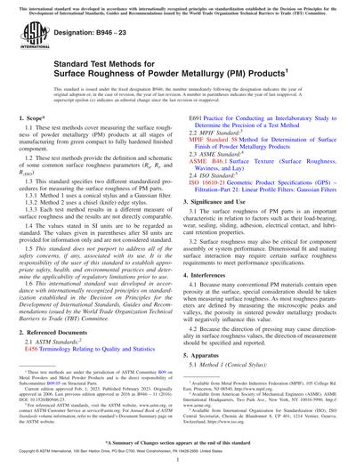 Standards PDF Cover Page