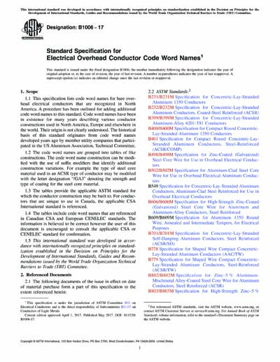 ASTM B1006-17 - Standard Specification for Electrical Overhead ...