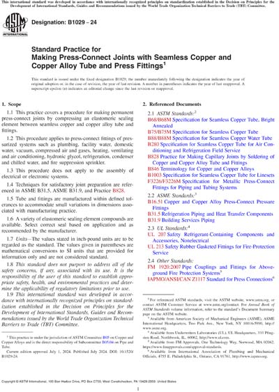 Standards PDF Cover Page