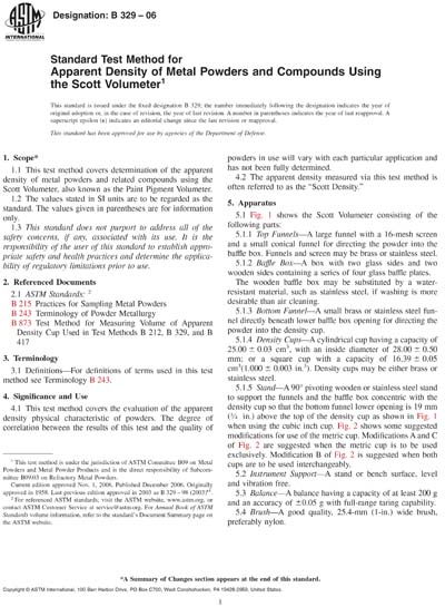 Standards PDF Cover Page